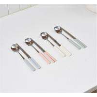 Schnatz Ceramic Handle Cutlery 4 People Set 4 Colors