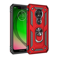 MotoroIa Moto G7เล่นกรณีกันกระแทกขาเกราะฮาร์ดโทรศัพท์กรณี Moto G7Play กลับปลอกปก