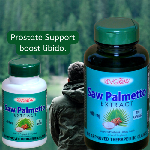 Saw Palmetto Extract 400mg 120caps, Prostate, urinary & Hair Support by