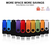 USB memory stick 64GB 32GB metal usb2.0 flash drive 16GB 8GB 4GB flash drive portable OTG Pendrive Storage flash disk For gift