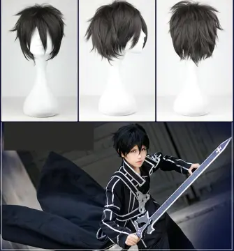 Anime Sword Art Online SAO Kazuto Kirigaya Kirito Cosplay Costume Party  Dress Up