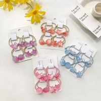 №✉ 8pcs Cute girls hair bands Rubber Band Ponytail Holder Gum headwear girl hair band Korean children Headband hair Accessories