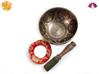 ขันทิเบตแฮนด์เมด ขนาด15.1ซม. น้ำหนัก708กรัม ชามทำสมาธิแฮนด์เมด Tibetan Handmade Singing Bowl