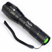 T6 Flashlight LED CREE XML ไฟฉาย มี5 โหมด ส่องได้ไกล 200 เมตร สีดำ