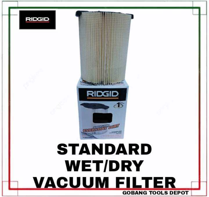 RIDGID Standard Vacuum Filter VF4000 Standard Wet/Dry Vac Filter WHITE