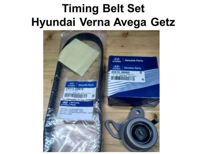 Timing Belt Set Hyundai Verna Avega Getz Original Hyundai Lazada