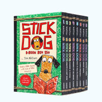 English original stick dog 8-volume gift box full set of childrens primary chapters Bridge Book Students English extracurricular reading childrens literature novels can take the diary of a Wimpy Kid