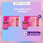 Combo 3 hộp nước uống Menard Collagen Gold tặng 3 hộp nước uống Menard