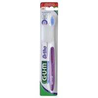 Gum Orthodontic Toothbrush with Cap แปรงสีฟัน สำหรับ ผู้จัดฟัน พร้อมฝาครอบ จำนวน 1 ด้าม (05184)