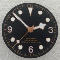 30.5Mm Sterile Dial+Hands Green Luminous Fit NH35/NH36 ETA2824/2836 Miyota8205/8215/821A Mingzhu 2813/3804 Movement