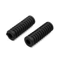 Uxcell 12mm Diameter Rubber Nonslip Footrest Pedal Foot Peg Cover Shell Black for Motorcycle