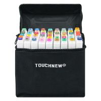 Touchfive ชุดมาร์คเกอร์สำหรับสเก็ตภาพวาดภาพ12-168สีปากกาเครื่องเขียนแบบน้ำมันสำหรับศิลปินนักเรียนการ์ตูนโคโล