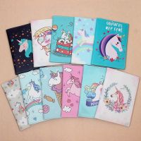 【CW】▩❏◑  Fashion Unicorns Cartoon Cover Men Leather Holder Card ID Holders 14.5x10cm