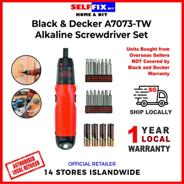 Black And Decker A7073 Screwdriver Best Price in Singapore Feb