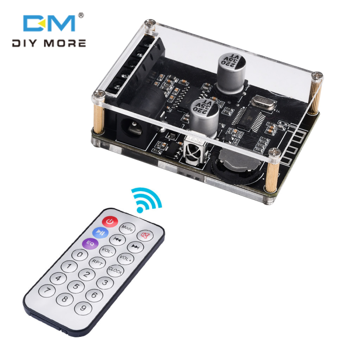 diymore 40W Stereo Bluetooth Power Amplifier Board 5V 24V Infrared
