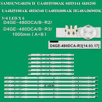 หลอดแบล็คไลท์ทีวีซัมซุง(SAMSUNG) รุ่น48J5/6 H  UA48H5500AK 48H5141 48J6200  UA48J5100AK 48H6340  UA48H6800AK HG48AD690DK 3+6 LED X 6 เส้น