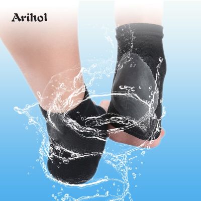 Men Women  Moisturizing Socks for Cracked Heel Gel Heel Socks Anti Dry Feet Heel Protector Pain Relief from Cracking Foot Skin Shoes Accessories