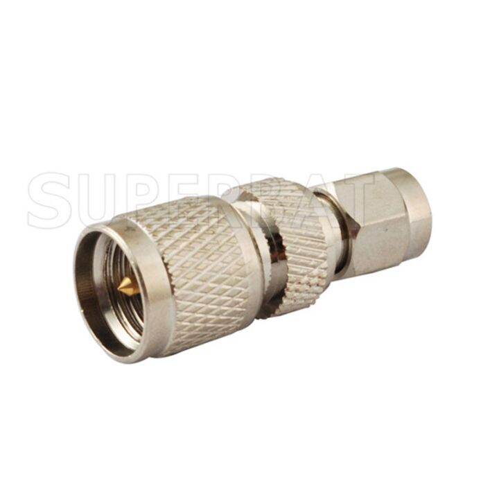 superbat-5pcs-mini-uhf-to-sma-adapter-mini-uhf-plug-to-sma-male-straight-rf-coaxial-connector-electrical-connectors