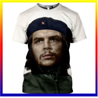 คิวบา Fidel Castro Che Guevara พิมพ์ 3D ฤดูร้อนชายเสื้อคอกลมเสื้อยืดลำลองแขนสั้นบวกขนาดเสื้อยืดแฟชั่นบุรุษเสื้อผ้า XS-5XL