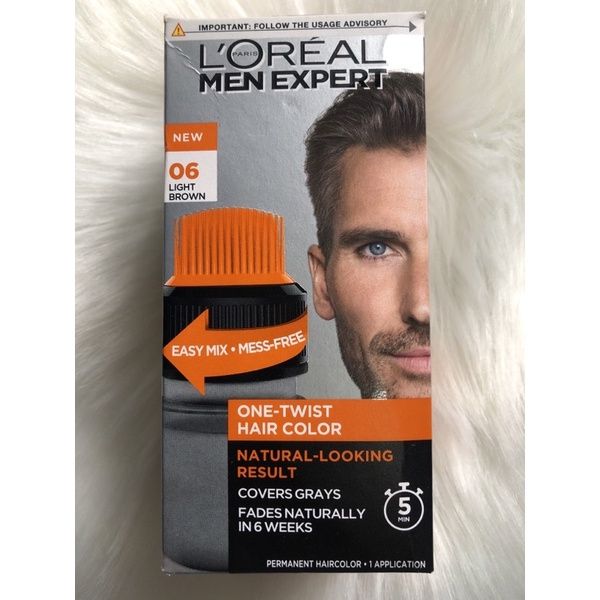 Loreal Paris Men Expert, Permanent Hair Color, One twist Hair color ...