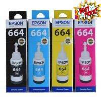 หมึกเติม Epson T664 BK,C,M,Y #หมึกเครื่องปริ้น hp #หมึกปริ้น   #หมึกสี   #หมึกปริ้นเตอร์  #ตลับหมึก