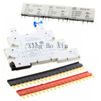 41F-1Z-C2-1 HF41F-5-12-24-ZST HF41F-5-ZSTG HF41F-24-ZS HF41F-12-ZS HF41F-5-ZS 5pin Relay DC5V 12V 24V 6A 250VAC Screw Socket