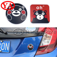 JDM Kumamon หน้ากากเครื่องหมายสัญลักษณ์สติกเกอร์สำหรับฮอนด้า Jazz Fit Gk Rs Civic Fc City