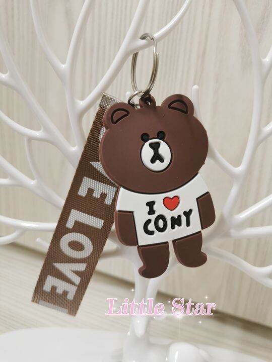 READY STOCK] Cute Cartoon Keychain Bag Charms Handbag Tote Bag Pendant  Purse Charm Car Key Ring | Lazada