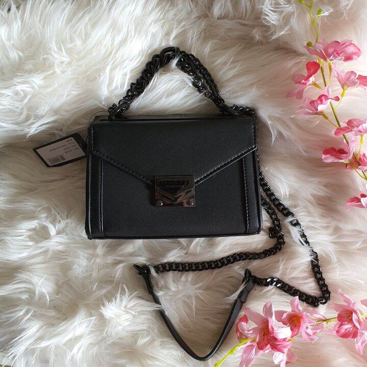 Lynda Mini Chain Guess Women's Crossbody Bag Black Lazada PH