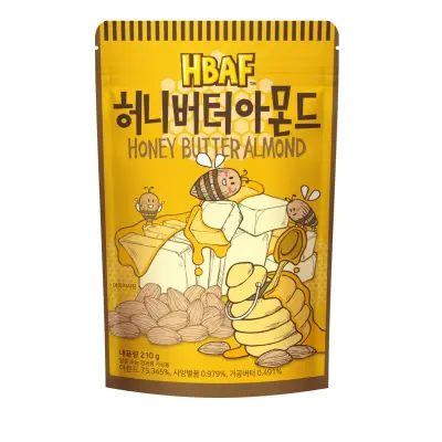 เอชบีเอเอฟ ฮันนี่ บัตเตอร์ อัลมอนด์ 190 กรัม / Honey Butter Almond (HBAF) 190g.