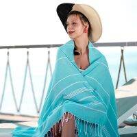 ◎☜ 2023 Cotton Organic Dye Prewashed Diamond Weave Turkish Towel Peshtemal Blanket for BathBeachPoolSPAGym Prewashed(1 Unit)