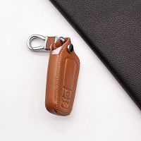 ♀✕ Leather Car Key Cover For Toyota C-HR CHR Rav4 Corolla Camry Avalon Land Cruiser Prado Prius 2018-2020 Smart Key Protector Case