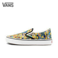 [กล่องเดิม] The SimpsonsThe Simpsons X Vans Slip-on PRO รองเท้าผ้าใบรองเท้าผ้าใบ unisex VN0A3WMD1TJ