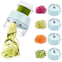 Handheld Spaghetti Noodle Cutting Machine 4 in 1 Spiral Vegetable Cutter Spiralizer Zucchini Veggie Slicer Maker