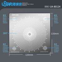 แผ่นตัดเทปปิดโลหะ UA-80124/UA-80125แผ่นตัดสำหรับทำแบบทหาร Gundam ขนาด120มม. X 116มม