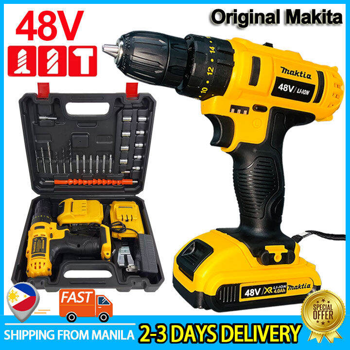 Original Cordless Hand Drill Heavy Duty Japan Made Power Tools Set