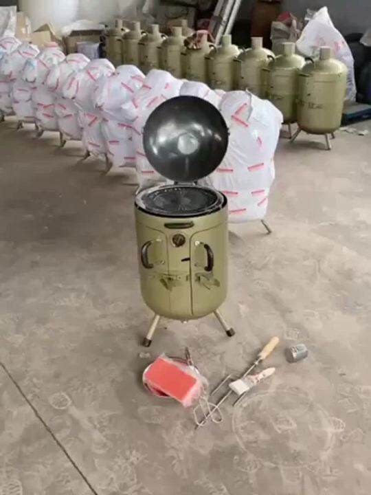 Spot parcel post Gas Cylinder Barbecue Grill eFree Environmental