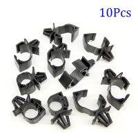 Rivet 10Pcs Car Set Automatic Route Clamp Cable Fender Fasteners Clips Nylon