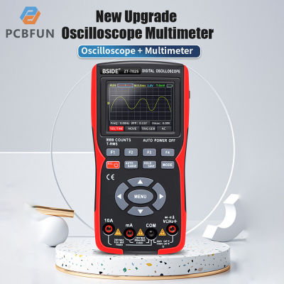 ZT-702S Pcbfun BSIDE เครื่องกำเนิดคลื่น3 In 1ออสซิลโลสโคปแบบใช้มือถือ10MHz มัลติมิเตอร์9999นับออสซิลโลสโคปเครื่องทดสอบอเนกประสงค์