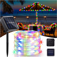 200LED Solar Fairy String ไฟกลางแจ้ง20M IP65ยาวพิเศษกันน้ำ8โหมด Led Solar Chrismas Fairy Light Multicolor