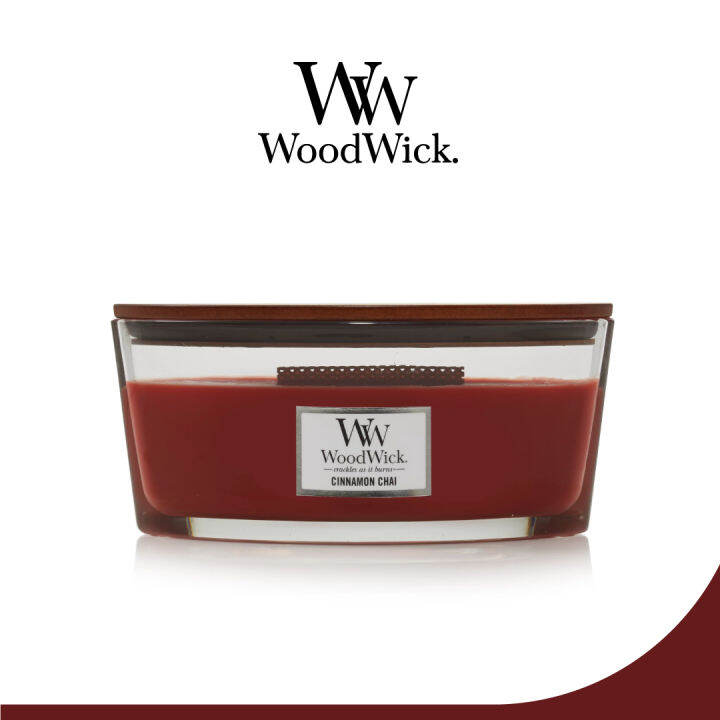 WoodWick Ellipse Jar Candle 16oz, Cinnamon Chai Lazada PH