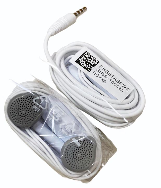 หูฟังแท้-พูดคุยได้-ฟังเพลงได้-samsung-แท้-ของแท้-100-เสียงดีมาก-ยี่ห้ออื่นๆก็สามารถใช้งานได้-เช่น-tecno-infinix-wiko-realme-oppo-vivo-iphone4-6plus