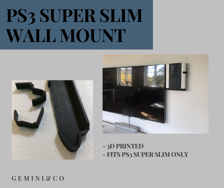 ps3 super slim wall mount