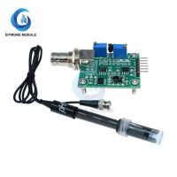 Liquid PH 0 14 Value Detection Regulator Sensor Module Monitoring Control Meter Tester + BNC PH Electrode Probe Controller