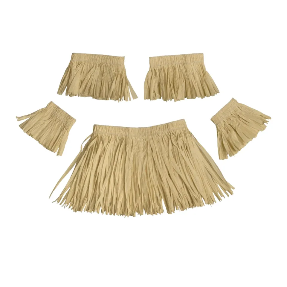 Tan hotsell grass skirt