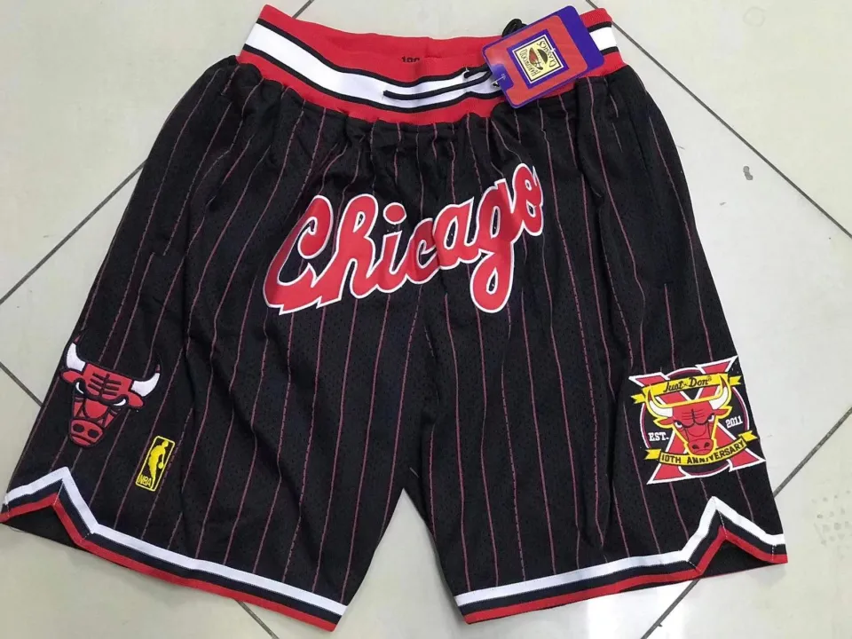 Just Don, Shorts, Justdon Chicago Bulls Black Shorts