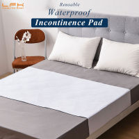 Washable Incontinence Bed Pad with Tuck-in-Sides Leakage &amp; Sweat Mattress Protector Hospital Incontinence Underpads