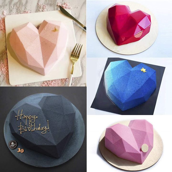 How to make a 3D Diamond Cake - YouTube