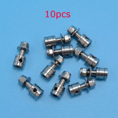 Limited Time Discounts 10Pcs Stainless Steel 2Mm Rudder Positioning Bean/ Tie Rod Positioning Bean/ Pull Rod Quick Adjustment Head For RC Boat Model