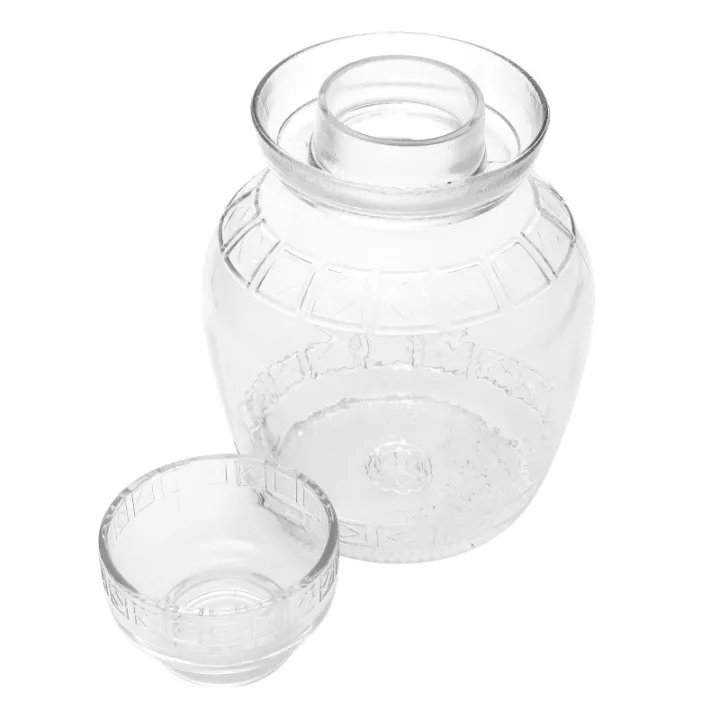 Glass Fermenting Jar Traditional Pickle Sauerkraut Glass Jar with Seal